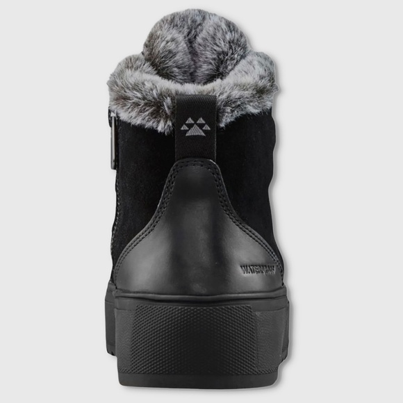 Cougar Avril Suede And Leather Boots - NIB Womens Size 8 Black - #46313-CL2 - Picture 4 of 5